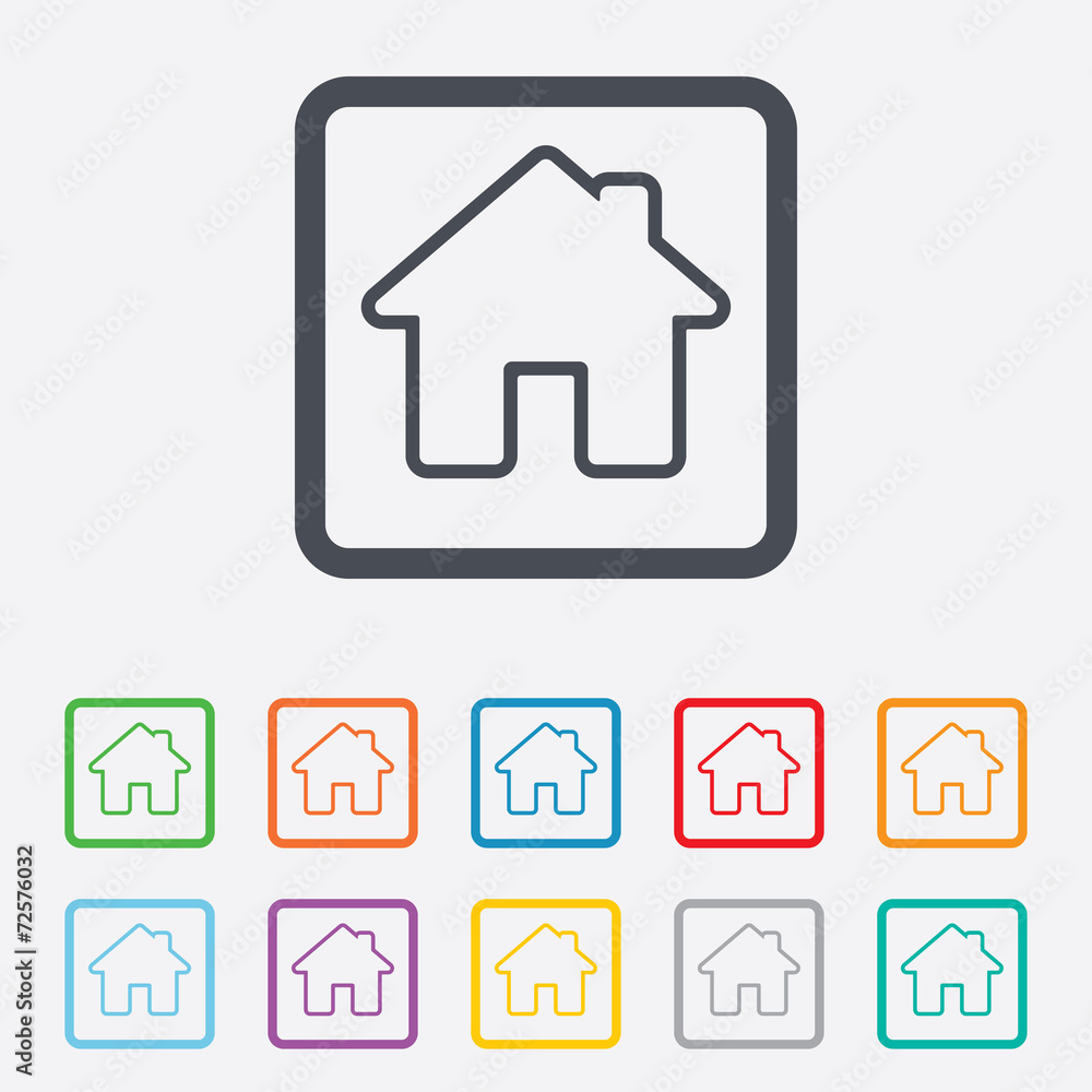 Home sign icon. Main page button. Navigation Home sign icon. Main page button. Navigation