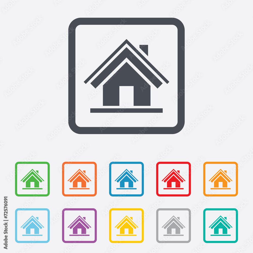 Home sign icon. Main page button. Navigation Home sign icon. Main page button. Navigation