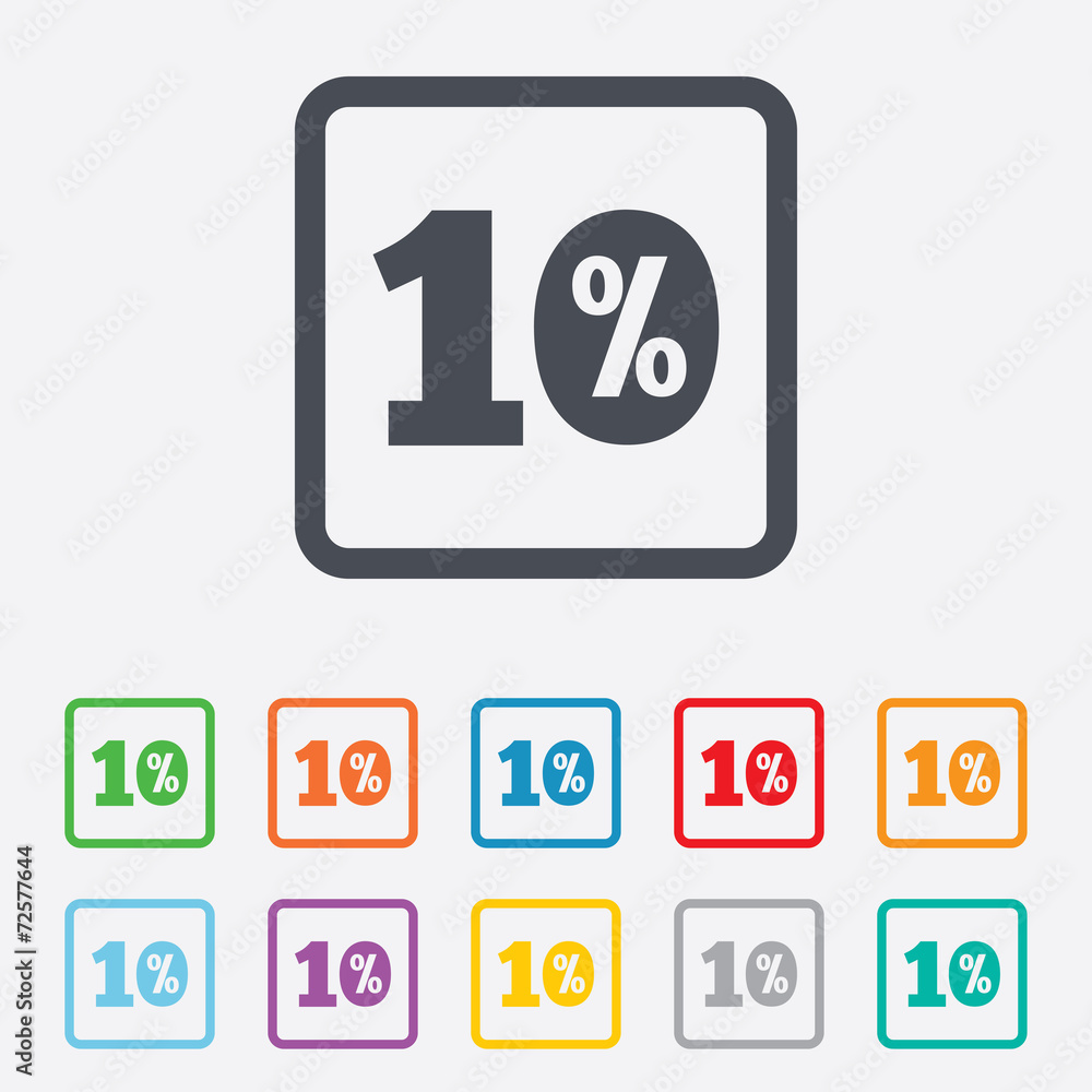 10 percent discount sign icon. Sale symbol. 10 percent discount sign icon. Sale symbol.