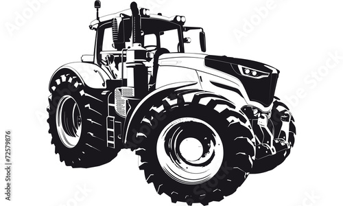 Fototapeta Traktor ciągnik rolniczy