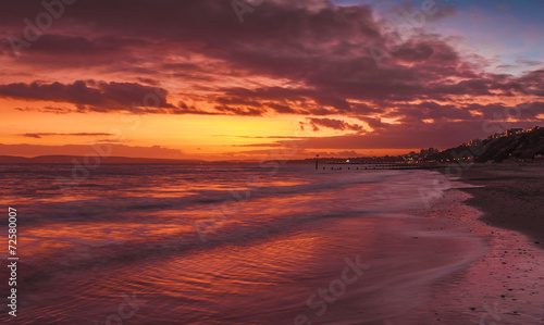 Bournemouth Beach at Sunset