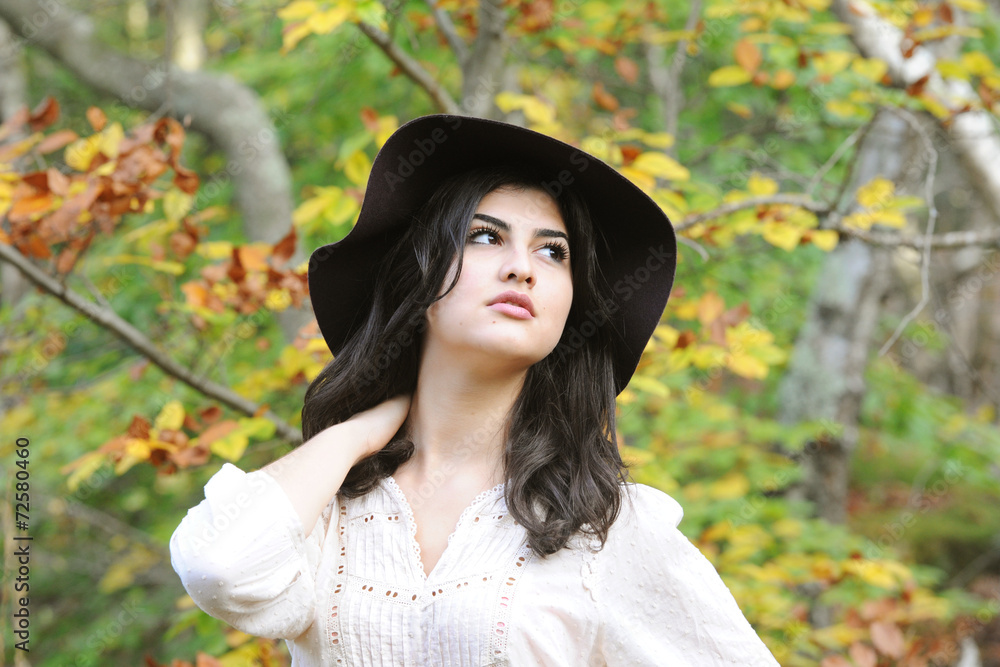 jeune femme automne jeune femme automne