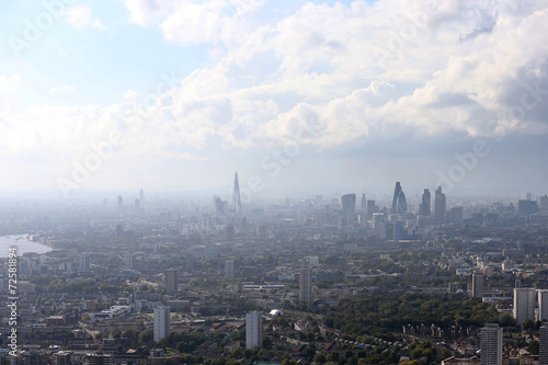 london city skyline view from above © Dan Talson