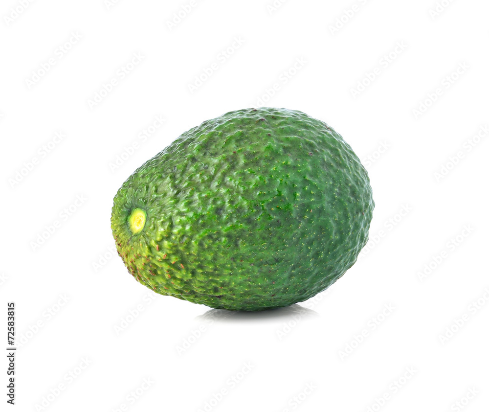 fresh avocado isolated on white background fresh avocado isolated on white background
