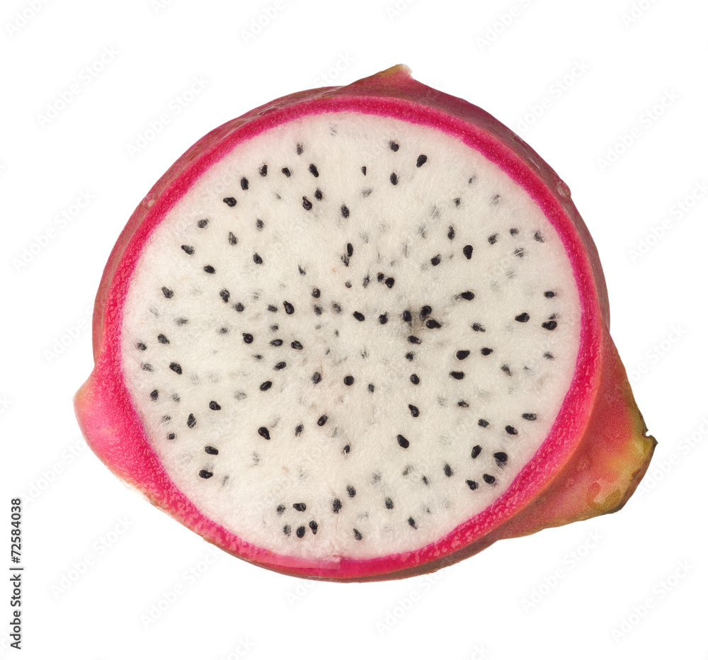 Obraz premium Cross section of a dragonfruit
