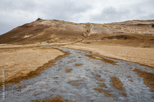 Icelandic geothermal desert