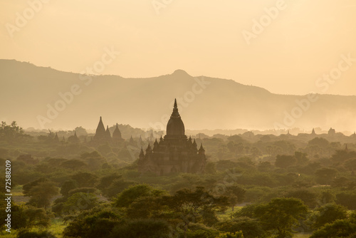 temples in Bagan  Myanmar