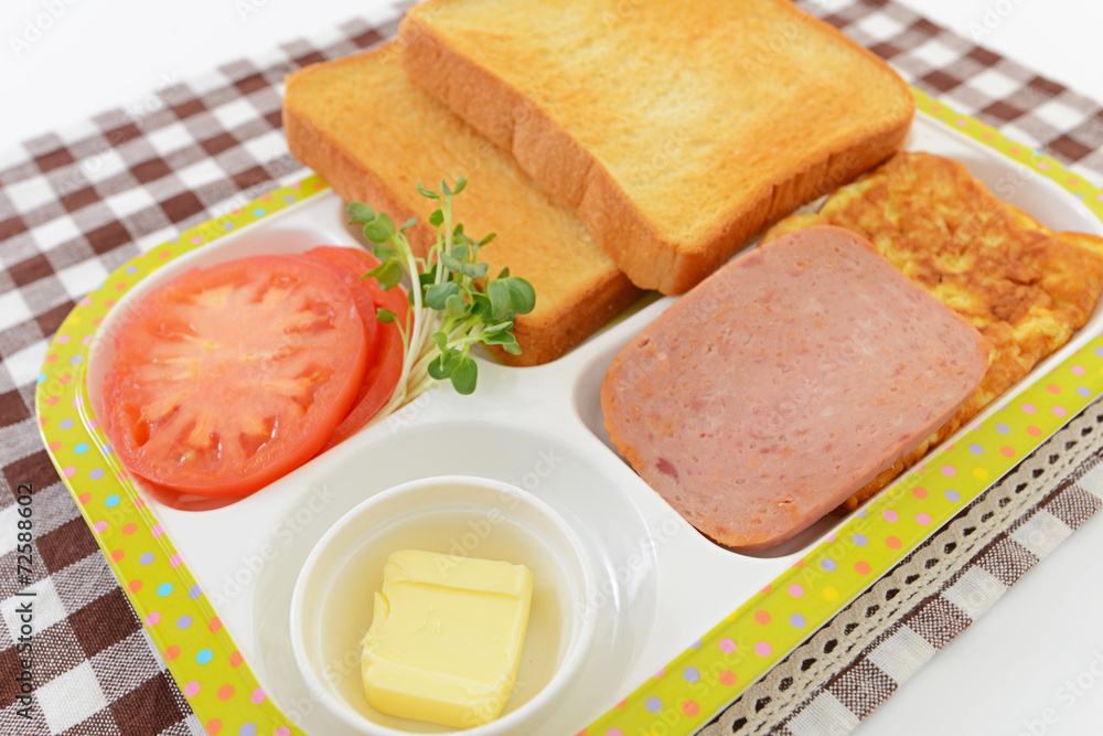 美味しそうな朝食 美味しそうな朝食