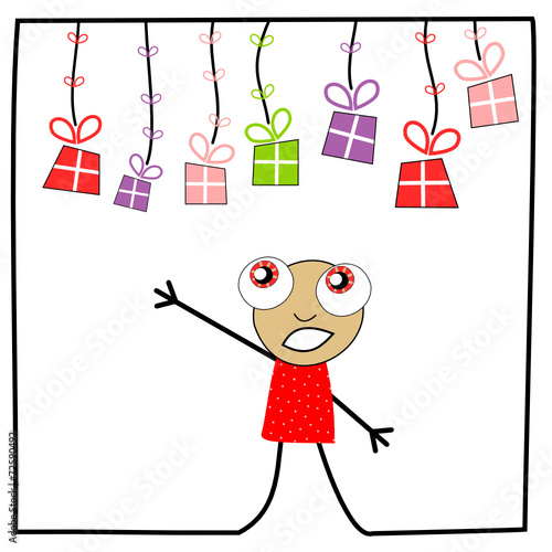 Les cadeaux suspendus