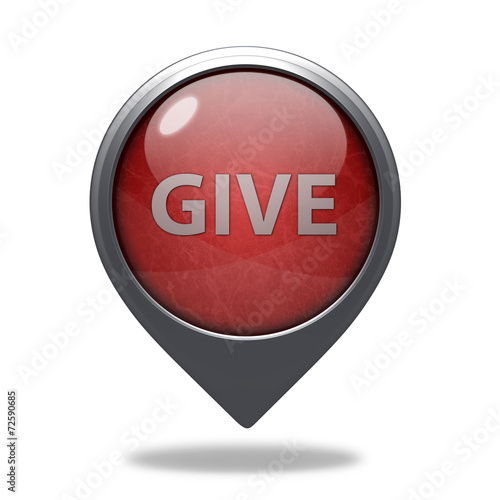 Free Download Give pointer icon on white background - GFXLoad