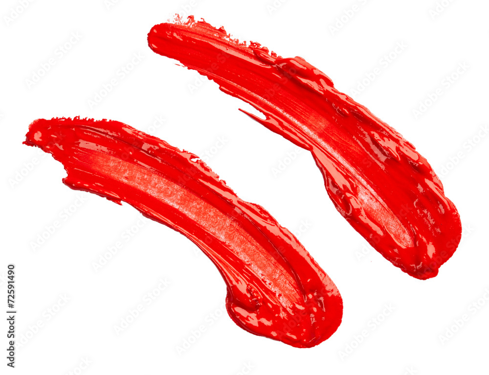 Naklejka premium Red paint