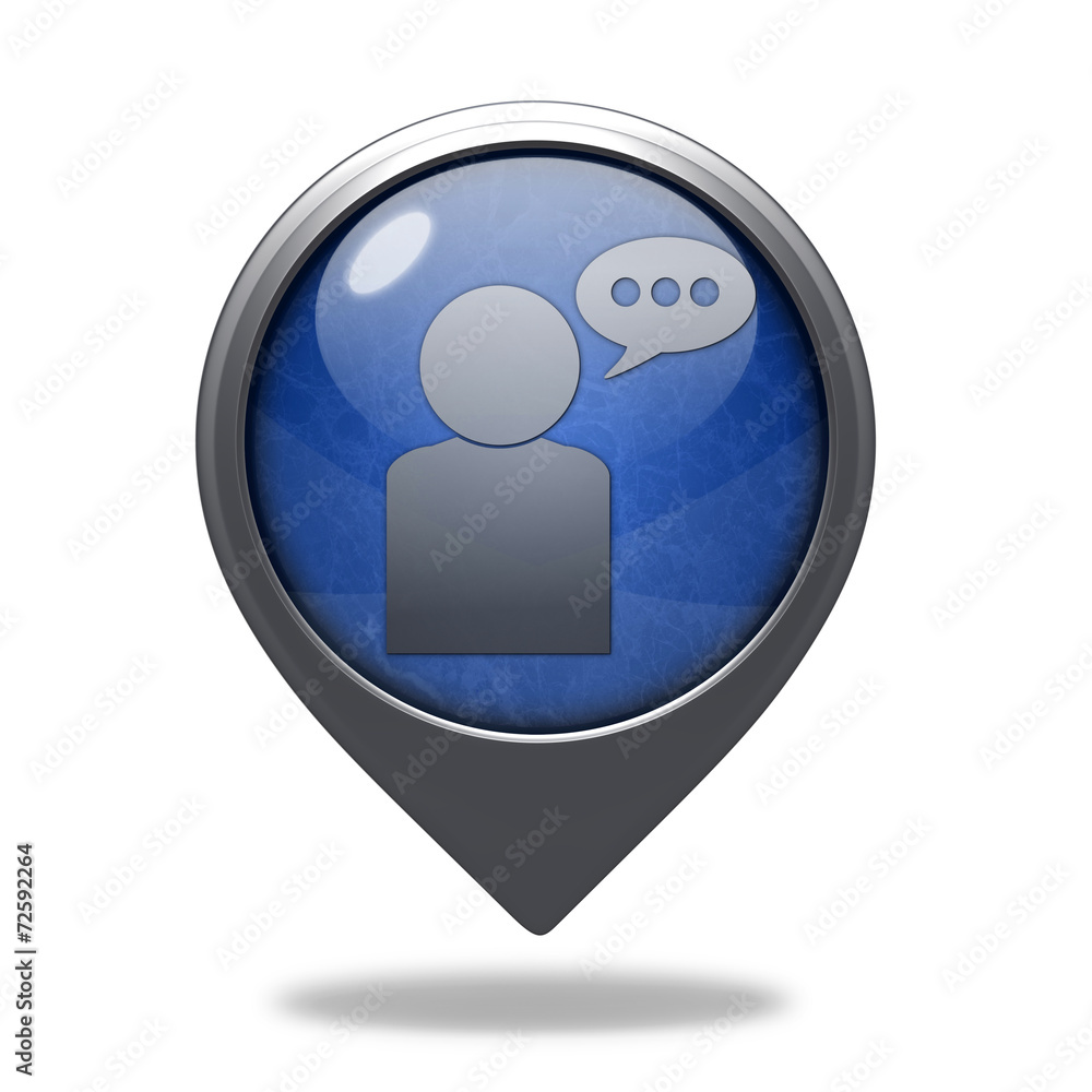 forum pointer icon on white background forum pointer icon on white background