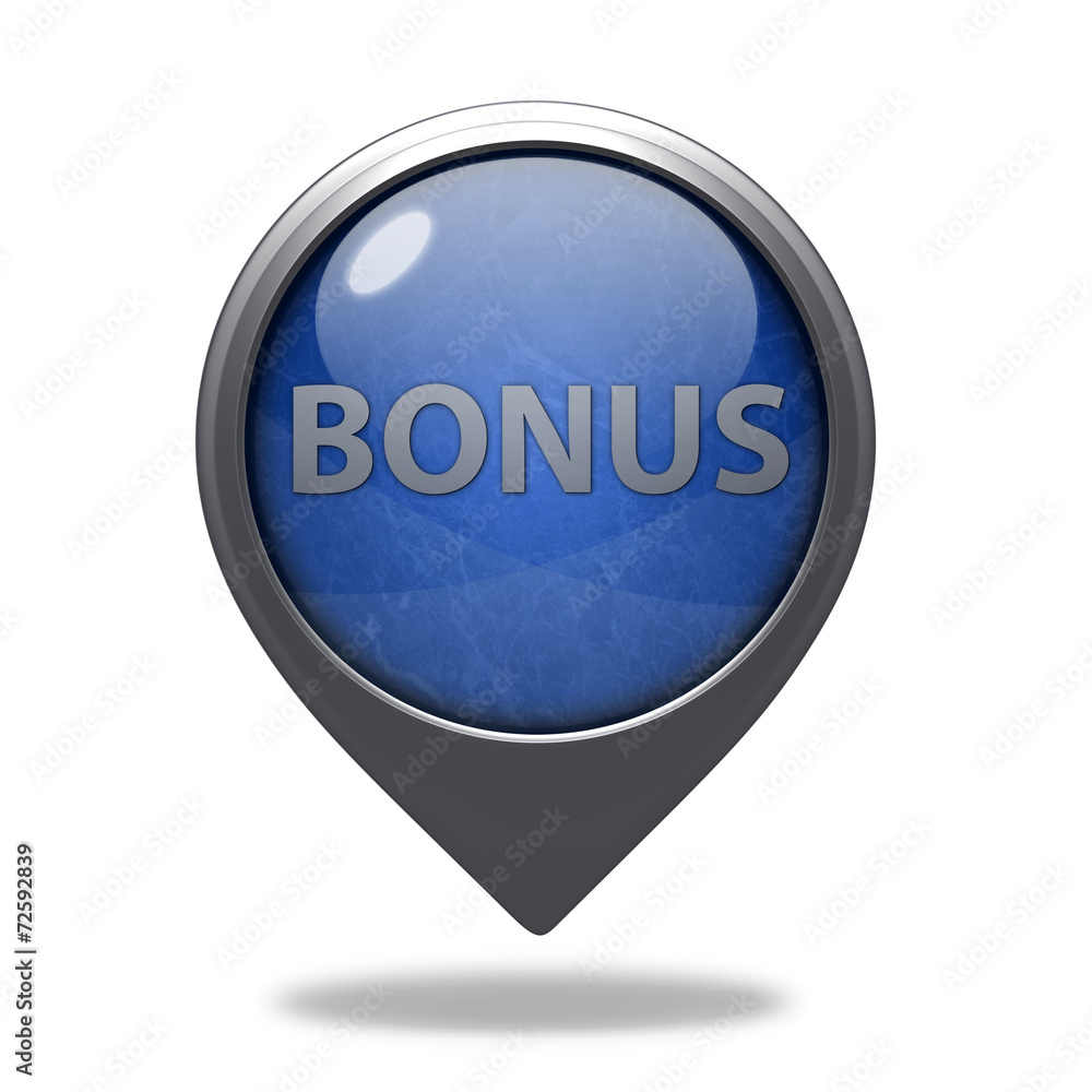 bonus pointer icon on white background bonus pointer icon on white background