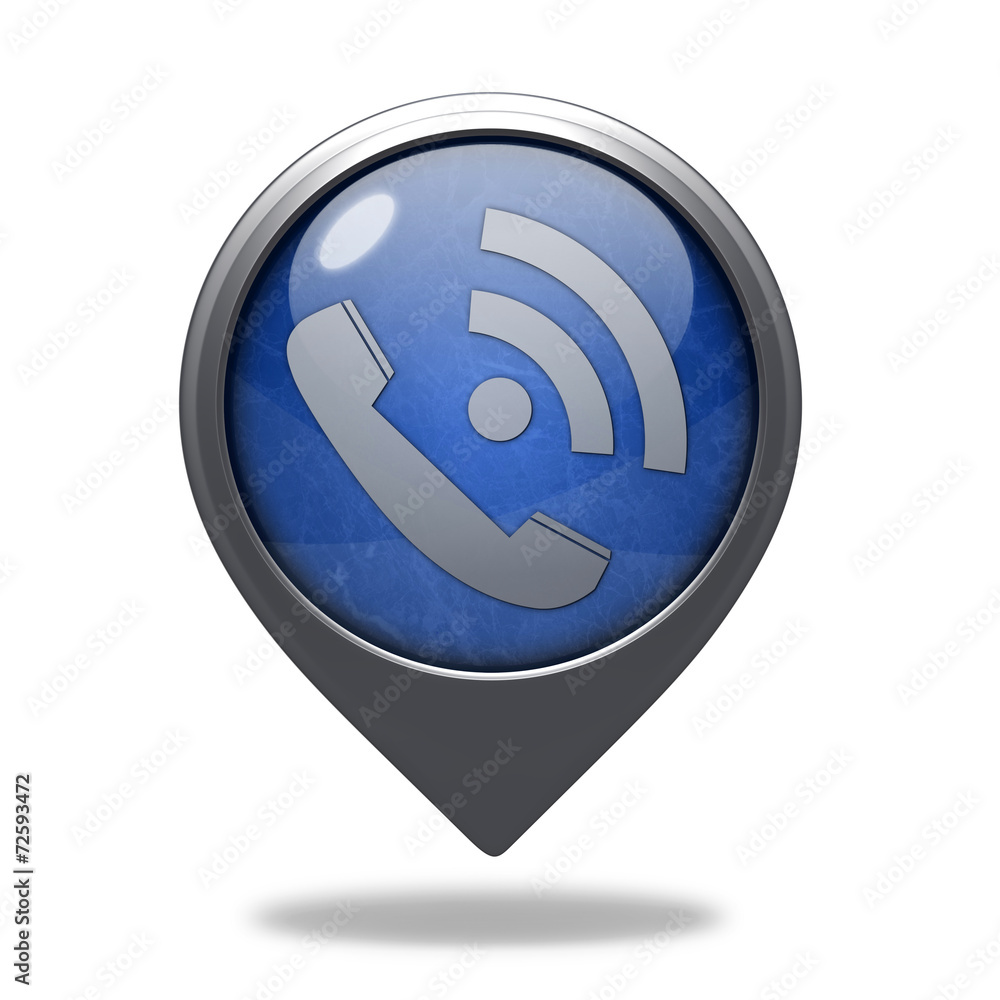calls pointer icon on white background calls pointer icon on white background