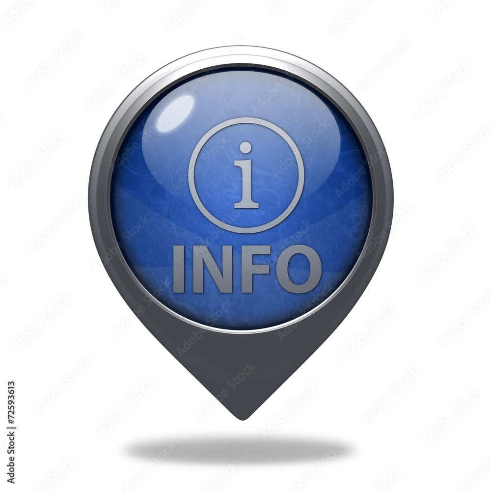 information pointer icon on white background information pointer icon on white background