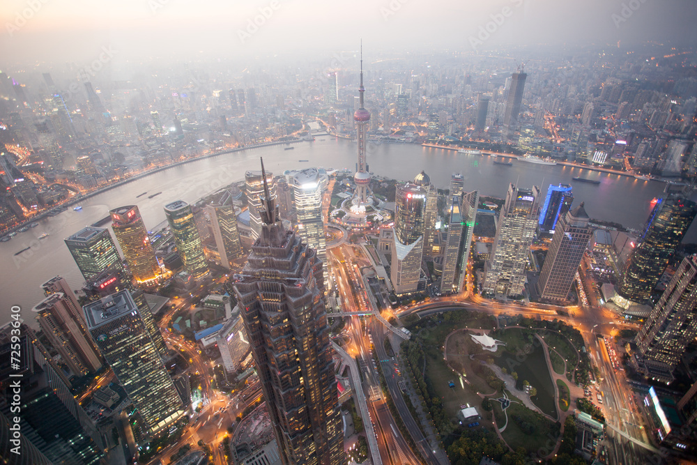 Naklejka premium Shanghai