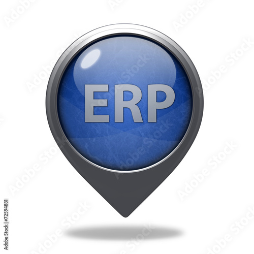 ERP pointer icon on white background