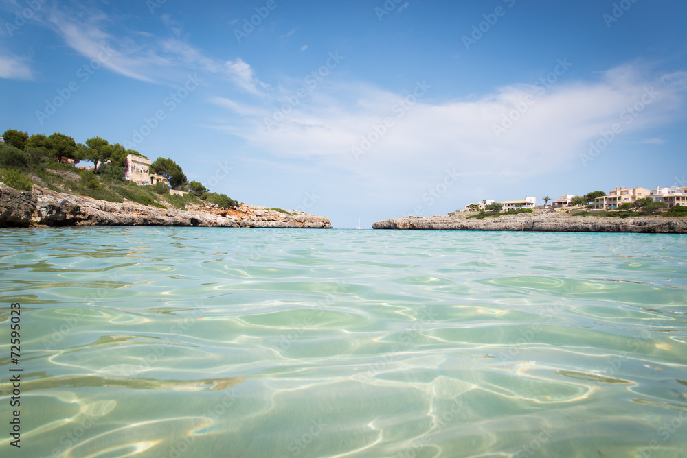 Crystal clear sea