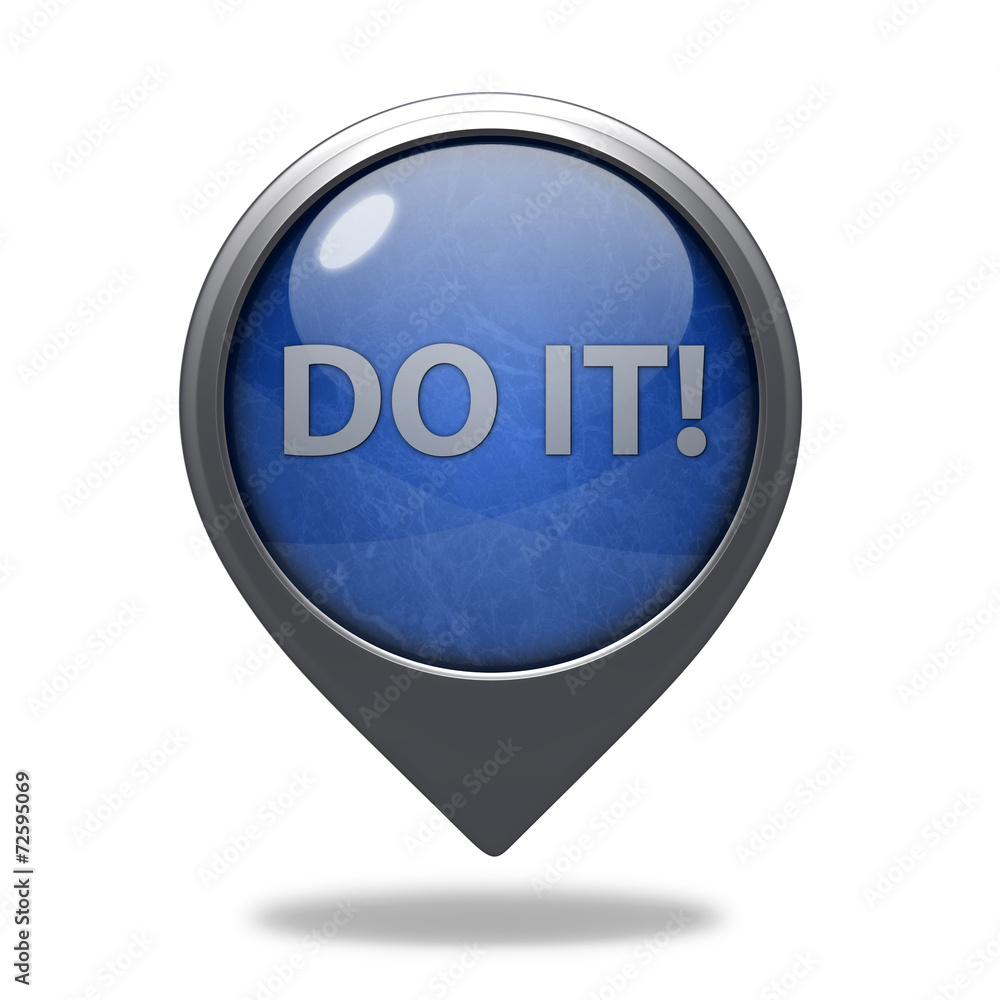 Do it pointer icon on white background Do it pointer icon on white background