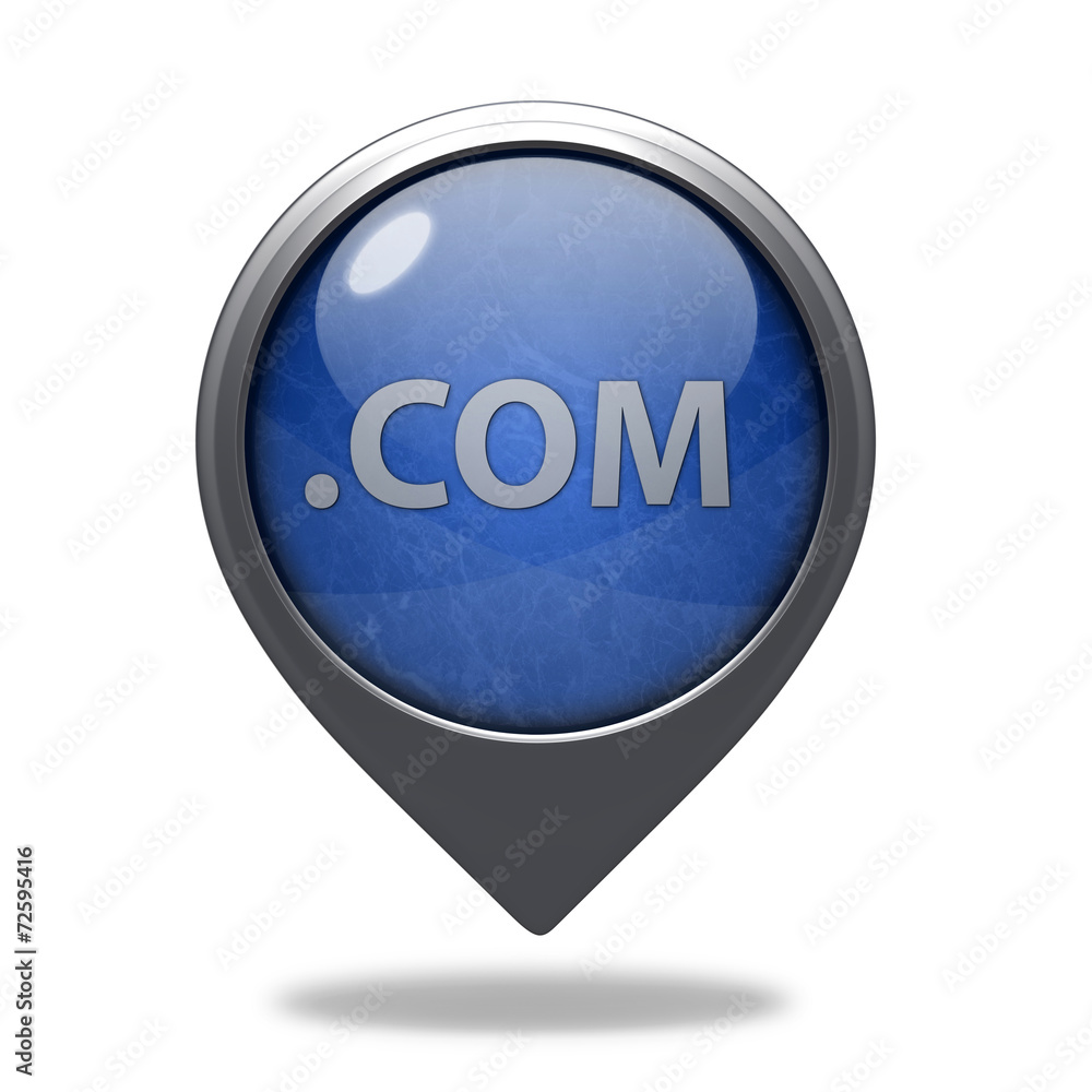 Com pointer icon on white background Com pointer icon on white background