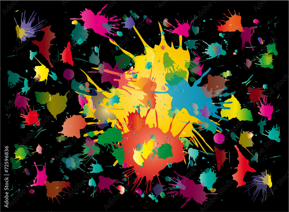 Obraz premium vector blots background