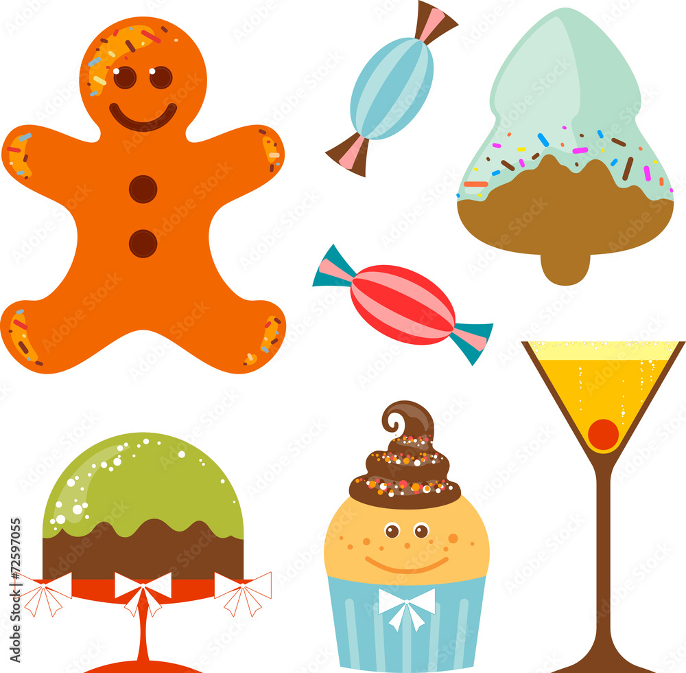 Fototapeta premium Christmas Party Sweets