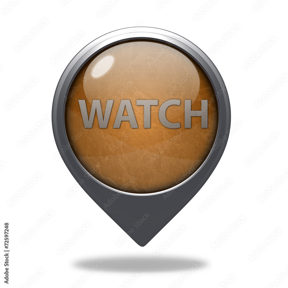 watch pointer icon on white background watch pointer icon on white background