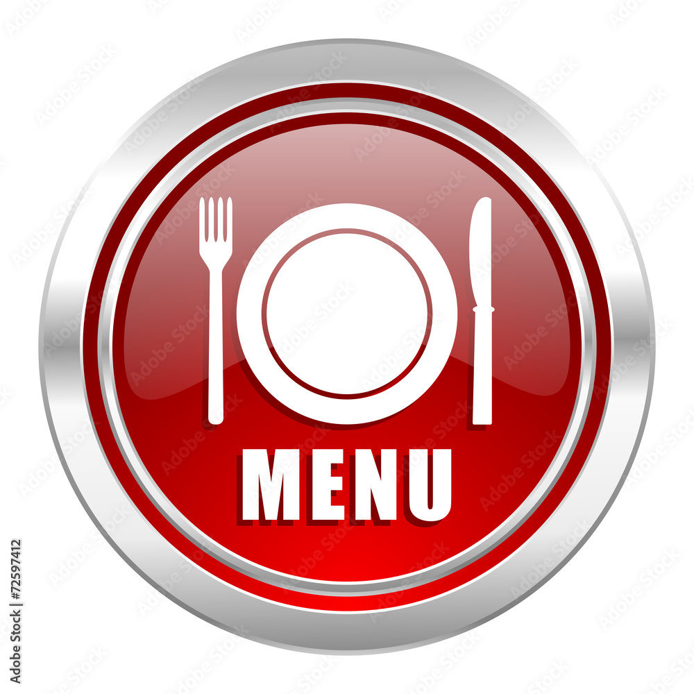 menu icon, restaurant sign