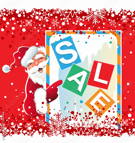 Christmas sale background