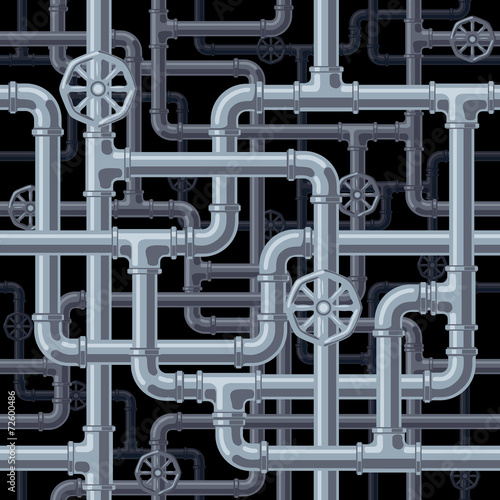 Seamless pipes background