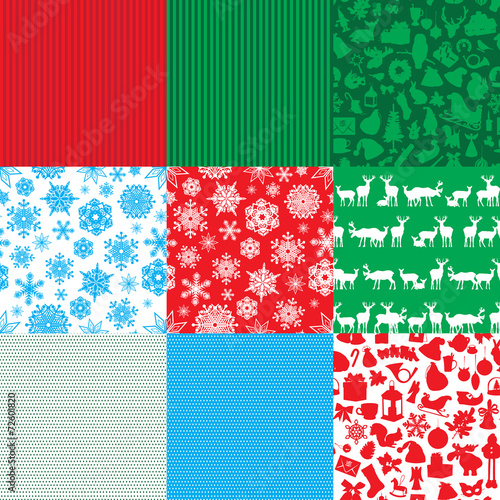 different set of christmas backgrounds