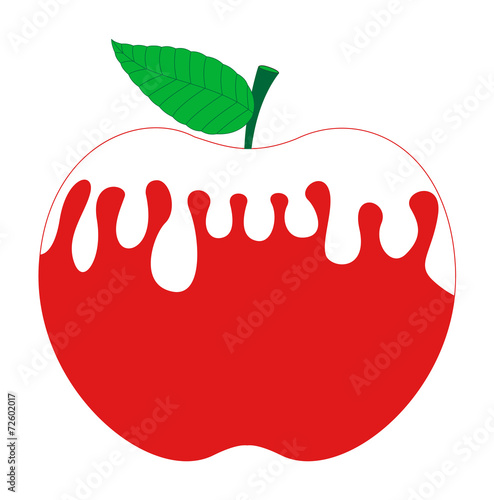 Cream Over Apple