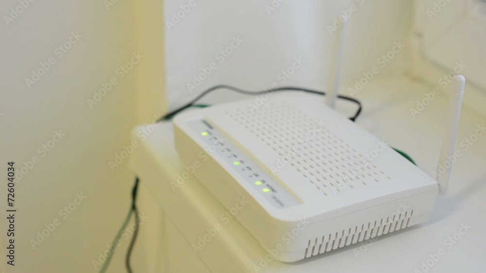 Internet modem - in room Internet modem - in room