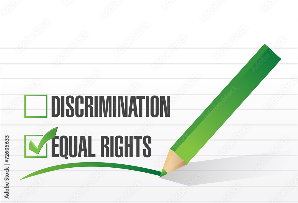 equal rights selection illustration design equal rights selection illustration design