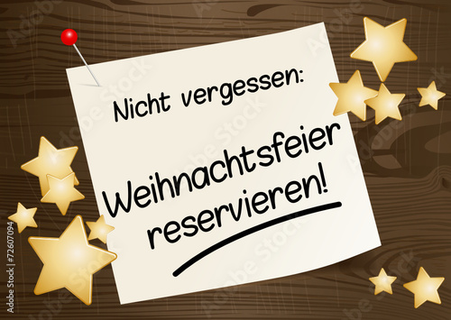 Weihnachtsfeier - Jetzt reservieren