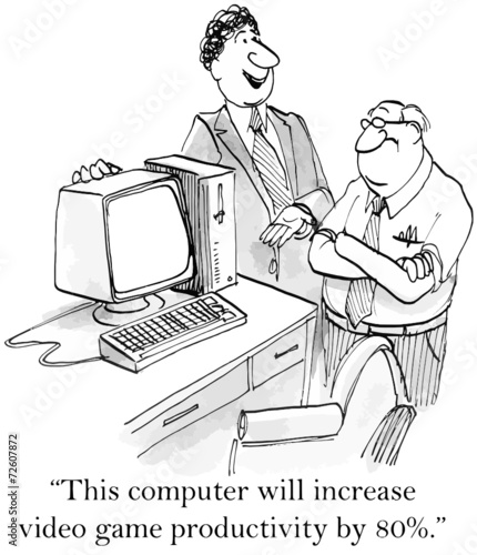 "...computer will increase video game productivity 80%."