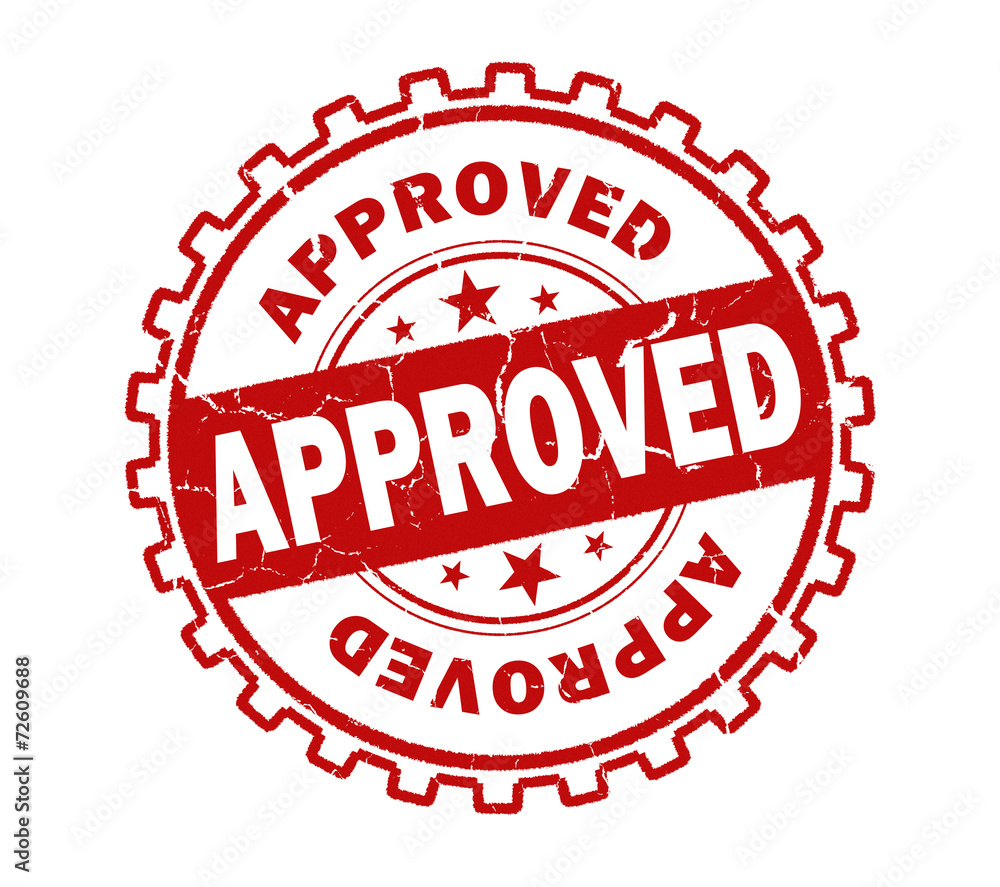 approved stamp on white background approved stamp on white background