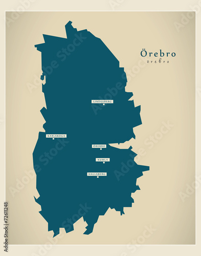 Modern Map - Örebro SE