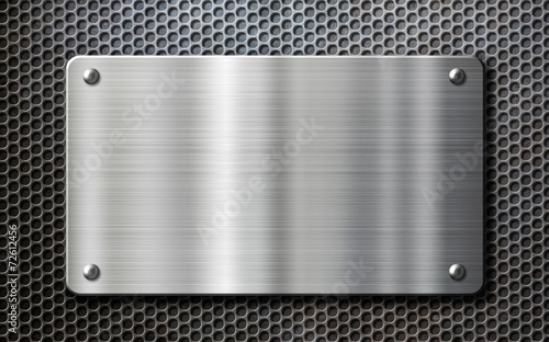 stainless steel metal plate background