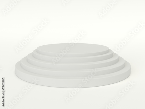 White posium - Pedestal