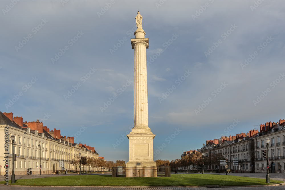 Nantes - La colonne Louis-XVI