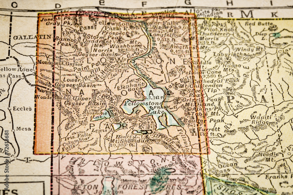 Obraz premium Yellowstone National Park