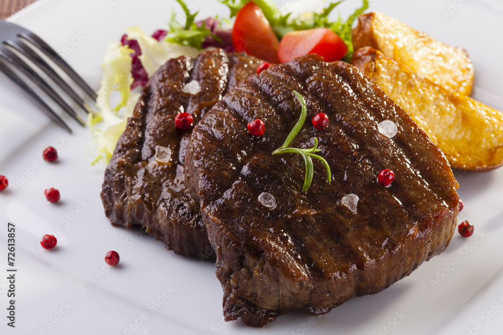 Grilled beef steak Grilled beef steak