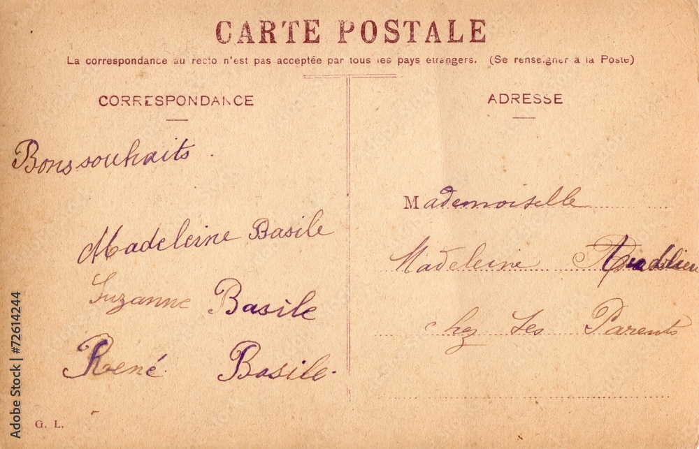 French Antique Postcard 99