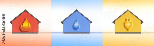 Gas, Wasser, Strom im Haus