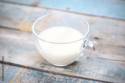 cup with milk