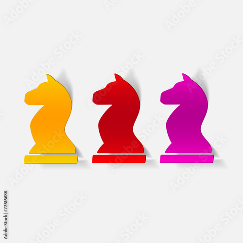realistic design element: chess