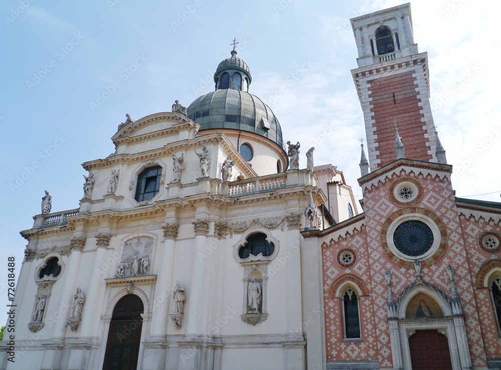 The Church of St Mary of Mount Berico in Vicenza in Italy