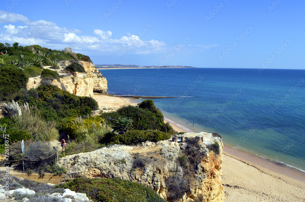 Cova Redonda Beach, Armacao De Pera, Algarve, Portugal