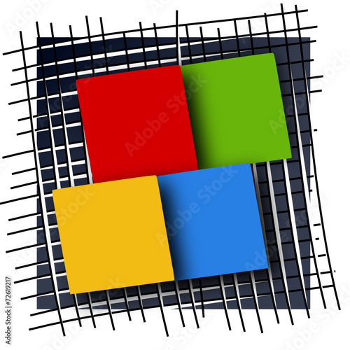 Logo art multicolores